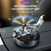 parfum de voiture ornements de voiture solaire rotation automatique avions aromathérapie fournitures de voiture parfum de lumière durable parfum de voiture miniinthebox