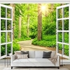 Paysage papier peint mural forêt revêtement mural autocollant peler et coller amovible pvc/vinyle matériau auto-adhésif/adhésif requis décoration murale pour salon cuisine salle de bain miniinthebox