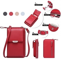 petit sac à bandoulière sac à main pour téléphone portable avec fentes pour cartes de crédit pour femmes miniinthebox