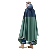 poncho de pluie imperméable léger veste de manteau à capuche de randonnée réutilisable pour les activités de plein air miniinthebox