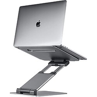 Portable Supporter pour Bureau Support pour ordinateur portable réglable Métal Silicone Portable Pliable Tout-En-1 Portable Titulaire Compatible avec Kindle Fire iPad Pro MacBook Air Pro 9 à 15, 6 miniinthebox