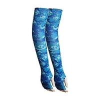Protection UV manches de bras de refroidissement couverture de tatouage manchon antidérapant couverture de bras en soie de glace pour adultes miniinthebox