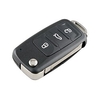 Remplacement sans clé télécommande porte-clés émetteur clicker 3 bouton pour volkswagen volkswagen golf mk6 polo beetle caddy miniinthebox