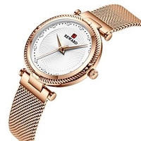 REWARD Montres à quartz pour Femme Analogique Quartz Mode Grand Cadran Acier Inoxydable Acier Inoxydable miniinthebox