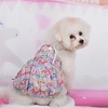 robe de chien tie dye robes extensible respirant pet été chien vêtements pour petits chiens miniinthebox