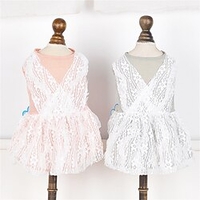 robe de chien,  vêtements de chien de mode,  robes de princesse de chiot pour petits chiens et chats miniinthebox