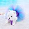 robe pour chien avec fleur - imprimé floral princesse chien vêtements doux mignon respirant fête d