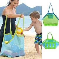 sac de plage en maille extra large sacs et fourre-tout de plage fourre-tout sac à dos jouets serviettes sable loin pour tenir des jouets de plage jouets pour enfants marché épicerie fourre-tout de miniinthebox