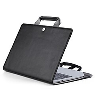 Sacoche ordinateur portable 12 14 16 pouce Compatible avec Macbook Air Pro,  HP,  Dell,  Lenovo,  Asus,  Acer,  Chromebook Notebook Housse pour ordinateur portable Anti-Chocs faux cuir Couleur unie miniinthebox