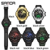 SANDA Montre Montre Digitale pour Hommes Analogique - Digitale Numérique Digitale Numérique Sportif Mode mode Veille tactique Imperméable Calendrier Fonction réveille Alliage Silicone Thème classique miniinthebox