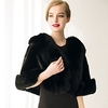 Sans Manches Capes Poncho Fausse Fourrure Mariage / Soirée / Décontractée Etoles de Femme Avec Plumes / Fourrure miniinthebox