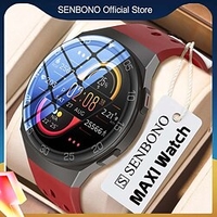 senbono max1 2023 montre intelligente hommes ip68 étanche 24 sports mode fitness tracker femmes smartwatch pour ios android huawei xiaomi miniinthebox