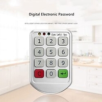 Serrure à code de porte électronique intelligente mot de passe numérique clavier numéro armoire tiroir porte code serrure armoire de rangement serrure de sécurité miniinthebox