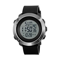 SKMEI Montre Digitale pour Homme Hommes Digitale Numérique Digitale Numérique Extérieur Imperméable Calendrier Chronographe ABS PVC miniinthebox