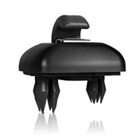 Support de clip de crochet de pare-soleil noir pour intérieur de voiture compatible avec audi 2013-2016 a1 a3 a4 a5 q3 q5 2 pièces miniinthebox