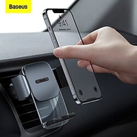 support de téléphone de voiture baseus support de téléphone portable à pince pour grille d