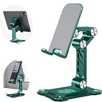 support de téléphone Poids Léger Angle Hauteur Réglable Entièrement pliable Support de téléphone pour Bureau Selfies / Vlogging / Diffusion en direct Compatible avec Tablette Tous les téléphones miniinthebox
