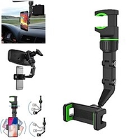 support de téléphone Téléphone Grip Pliable Ajustable Souple Support de téléphone pour Intérieur Bureau Automatique Compatible avec Tous les téléphones portables Accessoire de Téléphone miniinthebox
