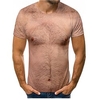 T-shirt pour hommes col rond manches courtes imprimé décontracté hauts t-shirt musculaire coupe ajustée miniinthebox