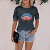 T shirt Tee Femme Décontractée Fin de semaine Jour de l