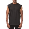 T shirt Tee Homme Couleur unie Col Ras du Cou Sans Manches Décontractée du"idien Vacances Standard Viscose Léger Mode Muscle / Eté miniinthebox