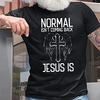 T shirt Tee Homme Estampage à chaud Graphic Croix Lettre Col Ras du Cou Imprimer Manches Courtes Plein Air Décontractée du"idien Standard Mélange de Coton basique Mode Classique miniinthebox