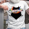 T shirt Tee Homme Estampage à chaud Graphic Lettre Col Ras du Cou Imprimer Manches Courtes Décontractée du"idien Extérieur Standard Mélange de Coton Mode Rétro Vintage Designer miniinthebox
