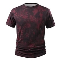 T shirt Tee Homme Unisexe 3D effet Abstrait Imprimés Photos Col Ras du Cou Imprimer Manches Courtes Plein Air du"idien Vacances Standard Polyester Décontractée Designer Grand et grand miniinthebox