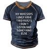 T shirt Tee Homme Unisexe 3D effet Graphic Lettre Col Ras du Cou Imprimer Manches Courtes Plein Air du"idien Vacances Standard Polyester Design Décontractée Grand et grand / Eté miniinthebox