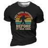 T shirt Tee Homme Unisexe 3D effet Graphic Lettre Col Ras du Cou Imprimer Manches Courtes Plein Air du"idien Vacances Standard Polyester Design Décontractée Grand et grand / Eté miniinthebox