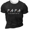 T shirt Tee Homme Unisexe 3D effet Graphic Lettre Col Ras du Cou Imprimer Manches Courtes Plein Air du"idien Vacances Standard Polyester Design Décontractée Rétro Vintage / Eté miniinthebox