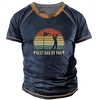 T shirt Tee Homme Unisexe 3D effet Graphic Shadow Col Ras du Cou Imprimer Manches Courtes Plein Air du"idien Vacances Standard Polyester Design Décontractée Grand et grand / Eté miniinthebox