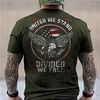 T shirt Tee Homme Unisexe 3D effet Imprimés Photos Aigle Col Ras du Cou Imprimer Manches Courtes Plein Air du"idien Vacances Standard Polyester Décontractée Rétro Vintage Designer miniinthebox