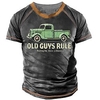 T shirt Tee Homme Unisexe 3D effet Imprimés Photos Automatique Col Ras du Cou Imprimer Manches Courtes Plein Air du"idien Vacances Standard Polyester Décontractée Designer Grand et grand miniinthebox