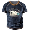 T shirt Tee Homme Unisexe 3D effet Imprimés Photos Automatique Col Ras du Cou Imprimer Manches Courtes Plein Air du"idien Vacances Standard Polyester Décontractée Designer Grand et grand miniinthebox