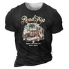 T shirt Tee Homme Unisexe 3D effet Imprimés Photos Automatique Col Ras du Cou Imprimer Manches Courtes Plein Air du"idien Vacances Standard Polyester Design Décontractée Rétro Vintage / Eté miniinthebox