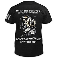T shirt Tee Homme Unisexe 3D effet Imprimés Photos Crânes Col Ras du Cou Imprimer Manches Courtes Plein Air du"idien Vacances Standard Polyester Design Décontractée Rétro Vintage / Eté miniinthebox