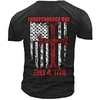 T shirt Tee Homme Unisexe 3D effet Imprimés Photos Drapeau National Col Ras du Cou Imprimer Manches Courtes Plein Air du"idien Vacances Standard Polyester Design Décontractée Rétro Vintage / Eté miniinthebox