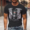 T shirt Tee Homme Unisexe 3D effet Imprimés Photos Humain Lettre Col Ras du Cou Imprimer Manches Courtes Plein Air du"idien Vacances Standard Polyester Design Décontractée Grand et grand / Eté miniinthebox