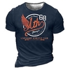 T shirt Tee Homme Unisexe 3D effet Imprimés Photos Lettre Col Ras du Cou Imprimer Manches Courtes Plein Air du"idien Vacances Standard Polyester Décontractée Designer Grand et grand miniinthebox