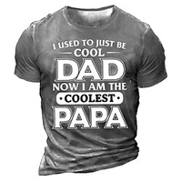 T shirt Tee Homme Unisexe 3D effet Imprimés Photos Lettre Col Ras du Cou Imprimer Manches Courtes Plein Air du"idien Vacances Standard Polyester Décontractée Designer Grand et grand miniinthebox
