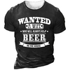 T shirt Tee Homme Unisexe 3D effet Imprimés Photos Lettre Col Ras du Cou Imprimer Manches Courtes Plein Air du"idien Vacances Standard Polyester Décontractée Designer Grand et grand miniinthebox