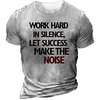 T shirt Tee Homme Unisexe 3D effet Imprimés Photos Lettre Col Ras du Cou Imprimer Manches Courtes Plein Air du"idien Vacances Standard Polyester Décontractée Designer Grand et grand miniinthebox