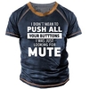 T shirt Tee Homme Unisexe 3D effet Imprimés Photos Lettre Col Ras du Cou Imprimer Manches Courtes Plein Air du"idien Vacances Standard Polyester Décontractée Designer Grand et grand miniinthebox