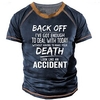 T shirt Tee Homme Unisexe 3D effet Imprimés Photos Lettre Col Ras du Cou Imprimer Manches Courtes Plein Air du"idien Vacances Standard Polyester Décontractée Designer Grand et grand miniinthebox