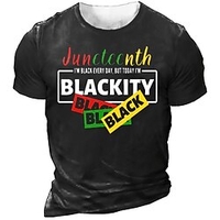 T shirt Tee Homme Unisexe 3D effet Imprimés Photos Lettre Col Ras du Cou Imprimer Manches Courtes Plein Air du"idien Vacances Standard Polyester Décontractée Rétro Vintage Designer miniinthebox