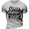 T shirt Tee Homme Unisexe 3D effet Imprimés Photos Lettre Col Ras du Cou Imprimer Manches Courtes Plein Air du"idien Vacances Standard Polyester Décontractée Rétro Vintage Designer miniinthebox