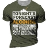 T shirt Tee Homme Unisexe 3D effet Imprimés Photos Lettre Col Ras du Cou Imprimer Manches Courtes Plein Air du"idien Vacances Standard Polyester Décontractée Rétro Vintage Designer miniinthebox