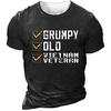 T shirt Tee Homme Unisexe 3D effet Imprimés Photos Lettre Col Ras du Cou Imprimer Manches Courtes Plein Air du"idien Vacances Standard Polyester Décontractée Rétro Vintage Designer miniinthebox
