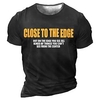 T shirt Tee Homme Unisexe 3D effet Imprimés Photos Lettre Col Ras du Cou Imprimer Manches Courtes Plein Air du"idien Vacances Standard Polyester Design Décontractée Rétro Vintage / Eté miniinthebox
